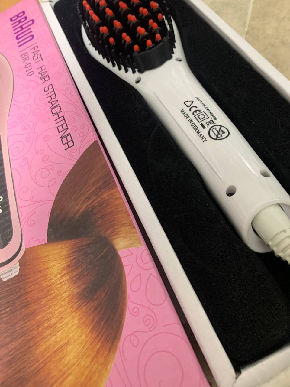 Braun Brosse à cheveux en céramique avec écran LCD  chauffage numérique - Soins et Beauté - صورة 9