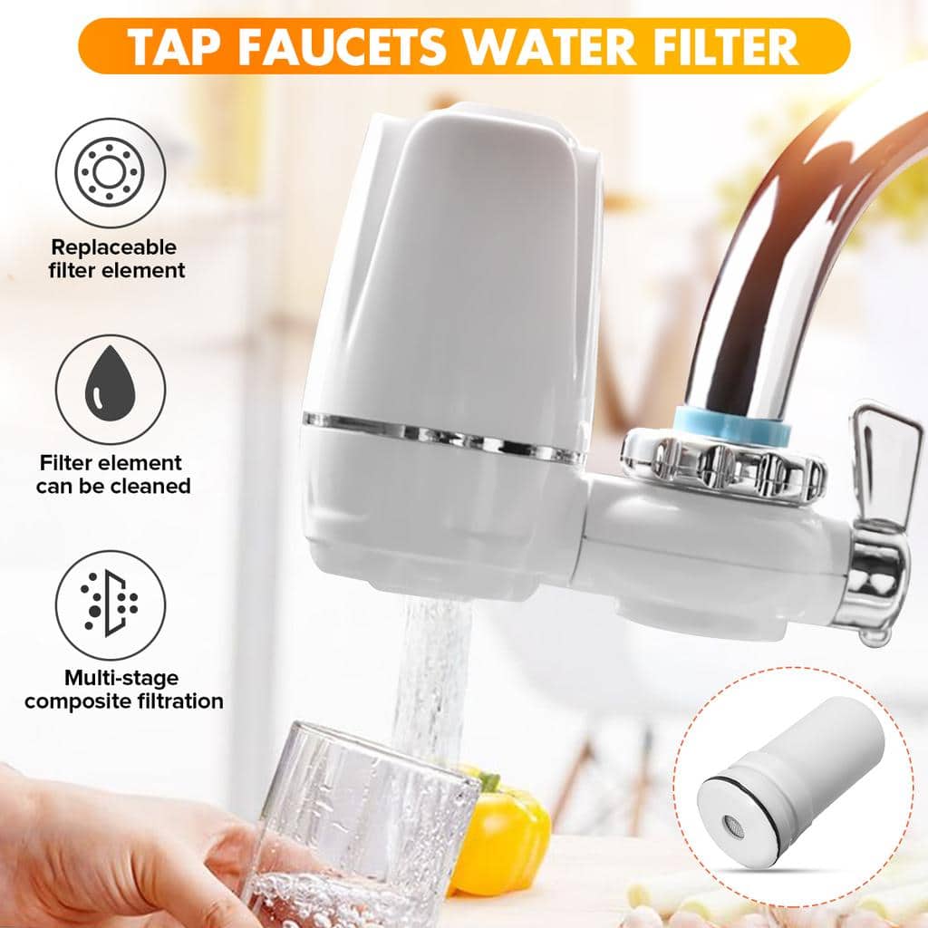 Robinet Filtre à eau cuisine, pour l'élimination de la rouille et des bactéries Le Chlore Et Les Matières Organiques