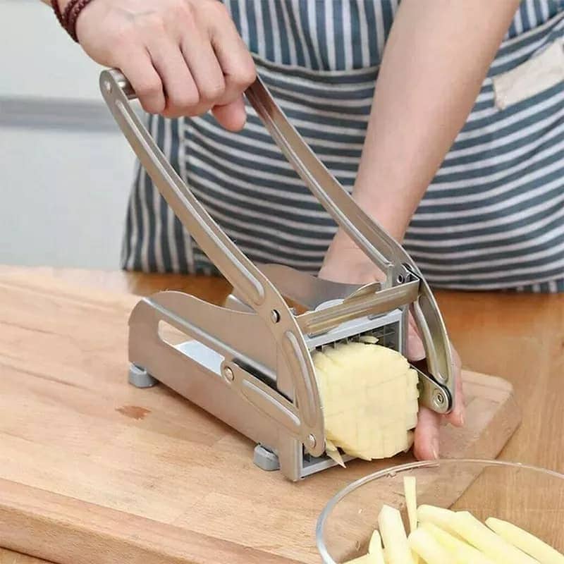Coupe-frites manuel en acier inoxydable - Cuisine - صورة 2