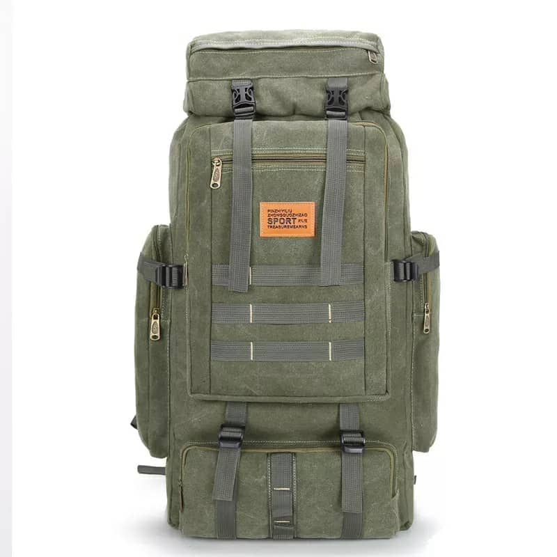 Sac à dos randonnée tactique militaire 80l imperméable - Camping et Randonnée - صورة 5