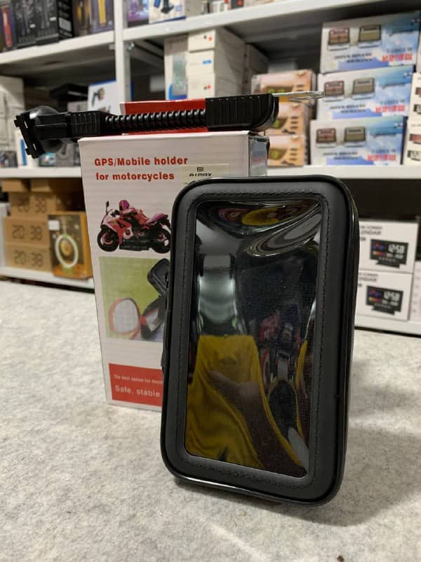 Support de téléphone Professionnel pour Le Guidon de Moto Imperméable et Rotative 360° - Accessoires Auto/Moto - صورة 8