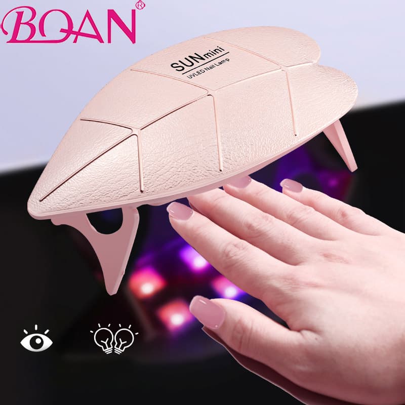 Mini lampe LED UV pour séchage des ongles, 6W, USB, pliable, pour manucure - Soins et Beauté - صورة 2