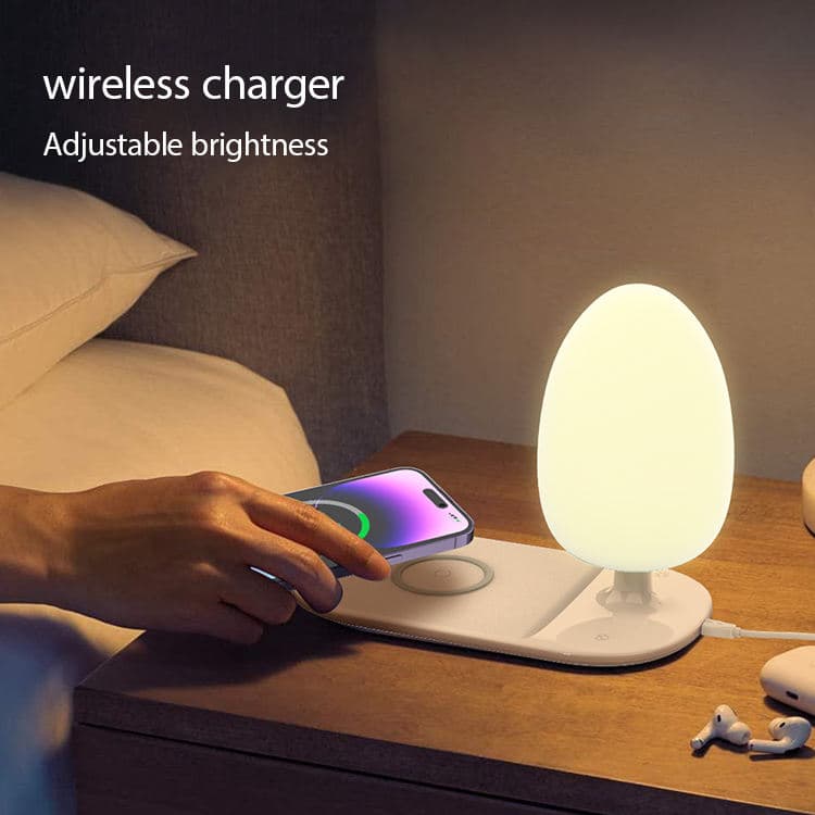 Veilleuse à luminosité réglable, chargeur de téléphone sans fil LDNIO Y3 - Électronique - صورة 1