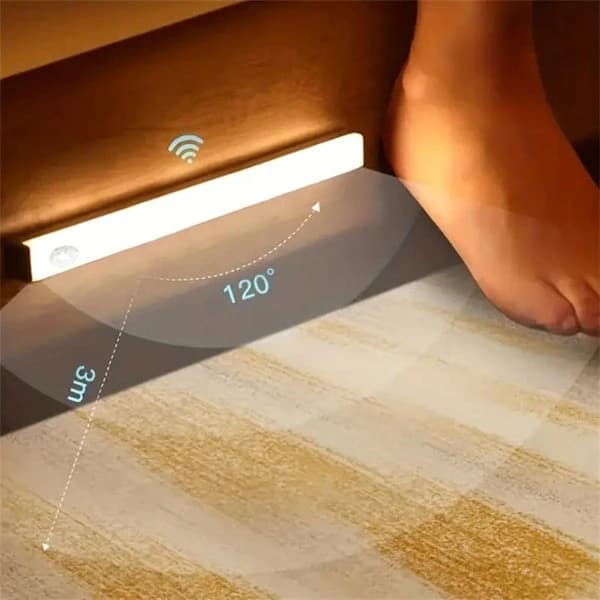 Lampe de Placard avec Detecteur de Mouvement Rechargeable et sans Fil - Décoration - صورة 3