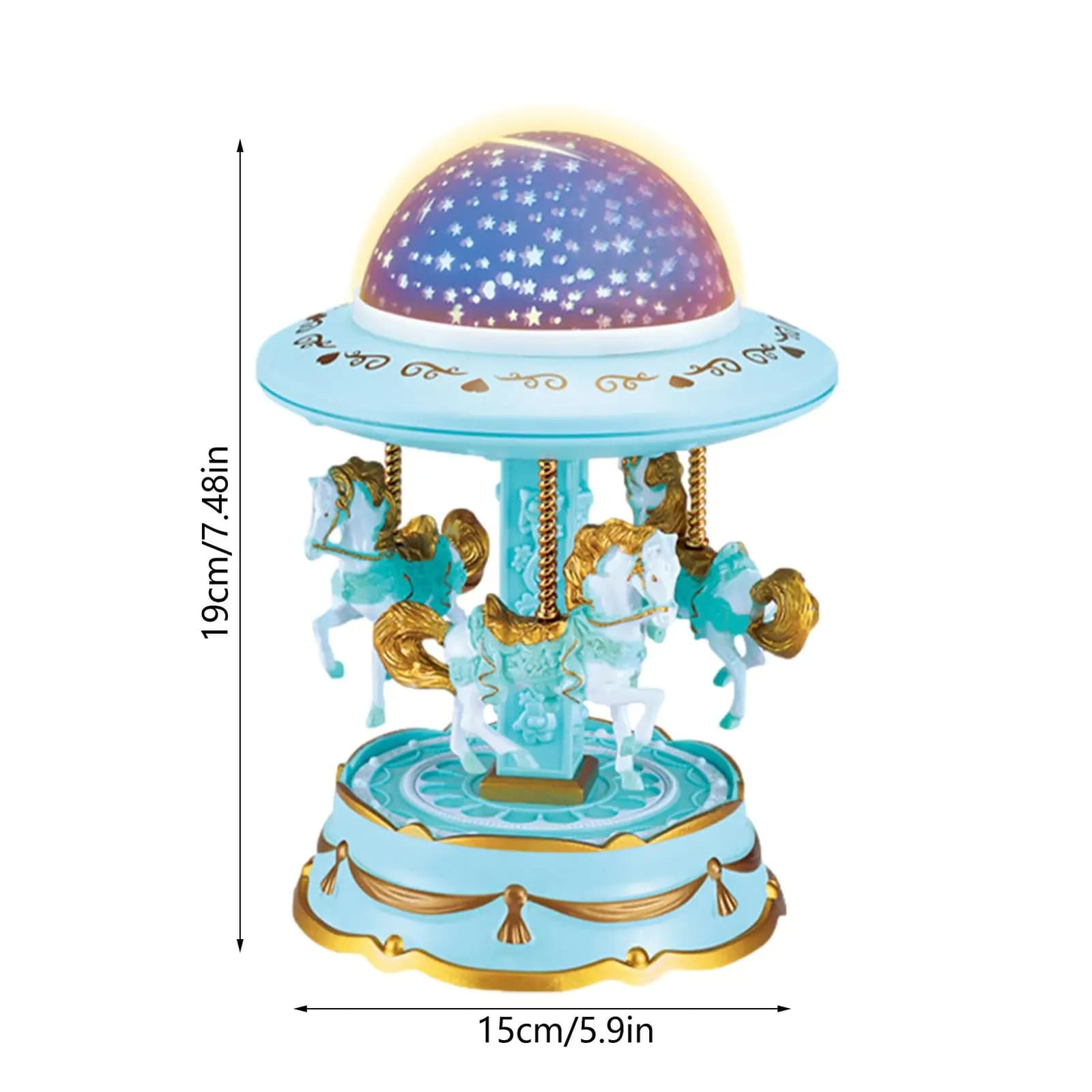 Carrousel Music Box avec projecteur ciel étoilé - Électronique - صورة 5