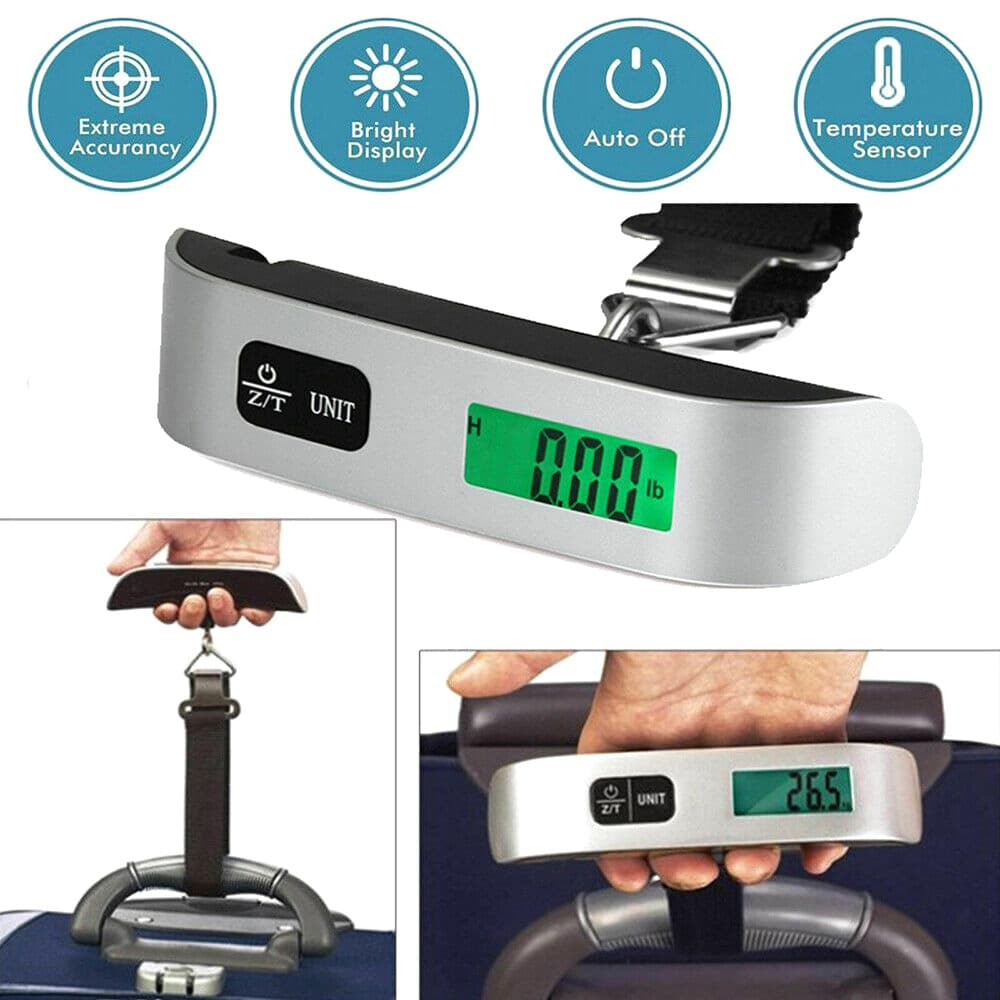 Balance à bagages numérique portable avec écran LCD 50kg - Électronique - صورة 3