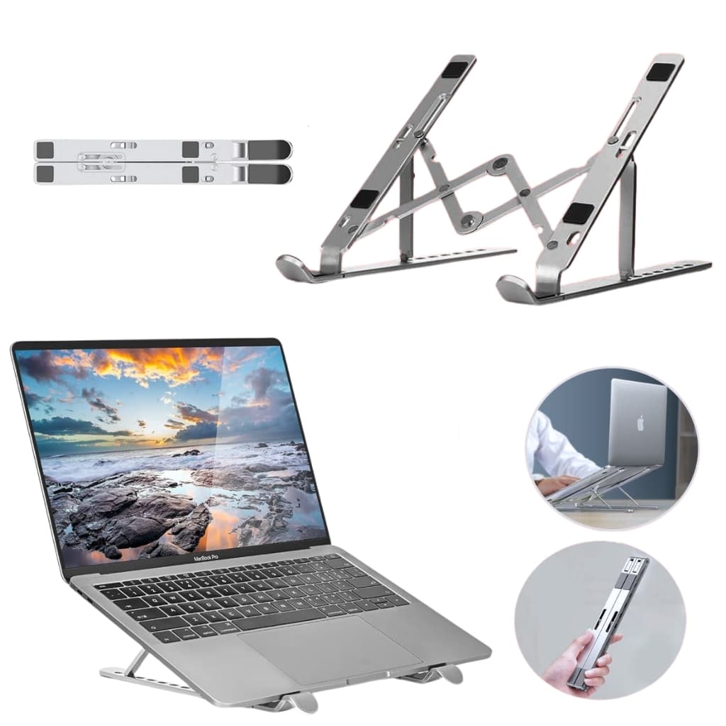 Support pliable réglable en Aluminium pour ordinateur Portable - صورة 1