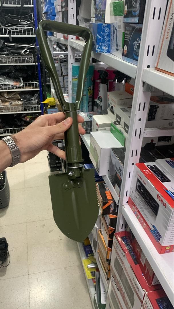 Pelle multifonction pliable avec sac de rangement ,outil de jardin , camping et urgences - Camping et Randonnée - صورة حقيقية 6