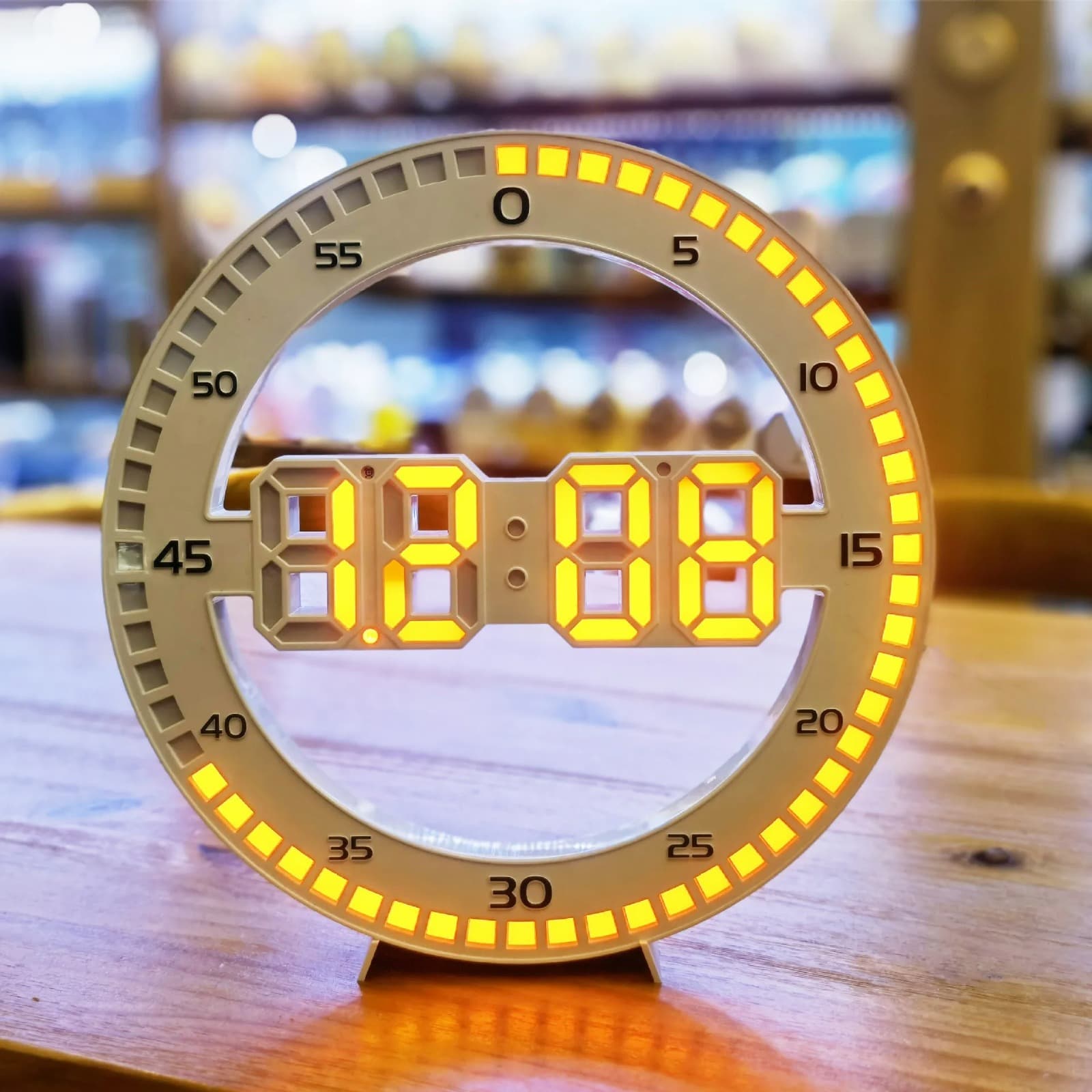 Horloge murale numérique 3D - Décoration - صورة 1