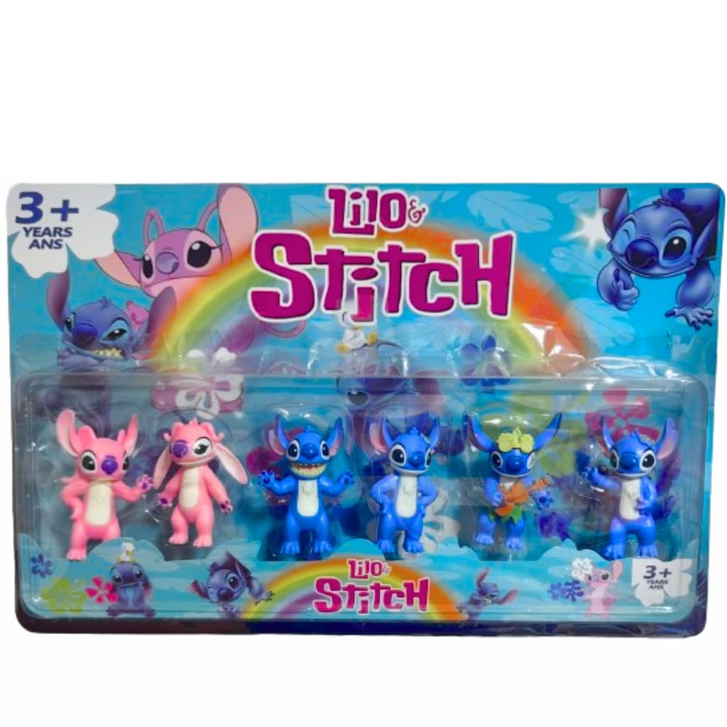 Set 6 Figurine Lilo si Stitch - Jouet & Gaming - صورة 1