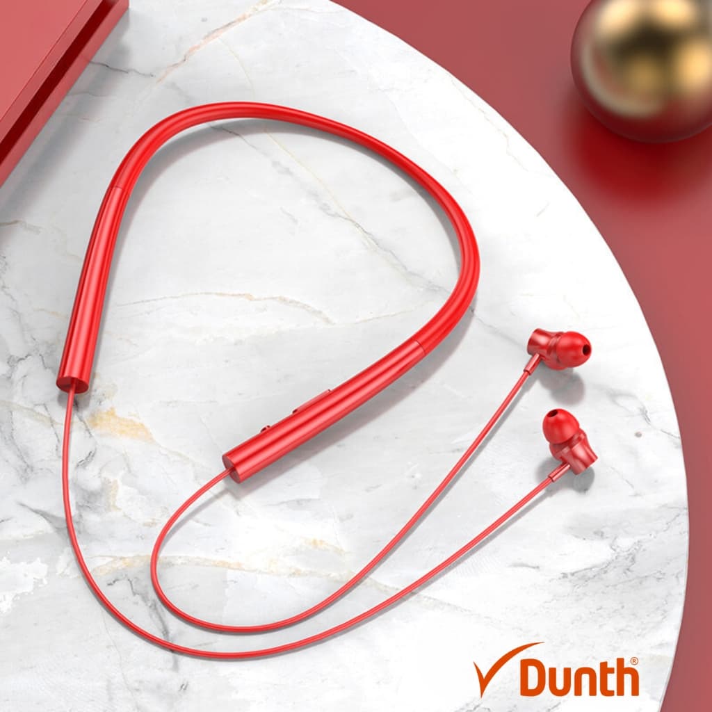 Écouteurs intra-auriculaires avec bluetooth, tour de cou sans fil étanche, couleur orange DUNTH DU-B282 - Électronique - صورة 1