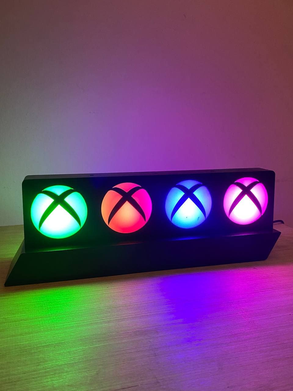 Lampe D’éclairage LED Xbox Icons Avec 3 Modes D’éclairage – Éclairage Couleur Interactif Avec Musique - Électronique - صورة حقيقية 9