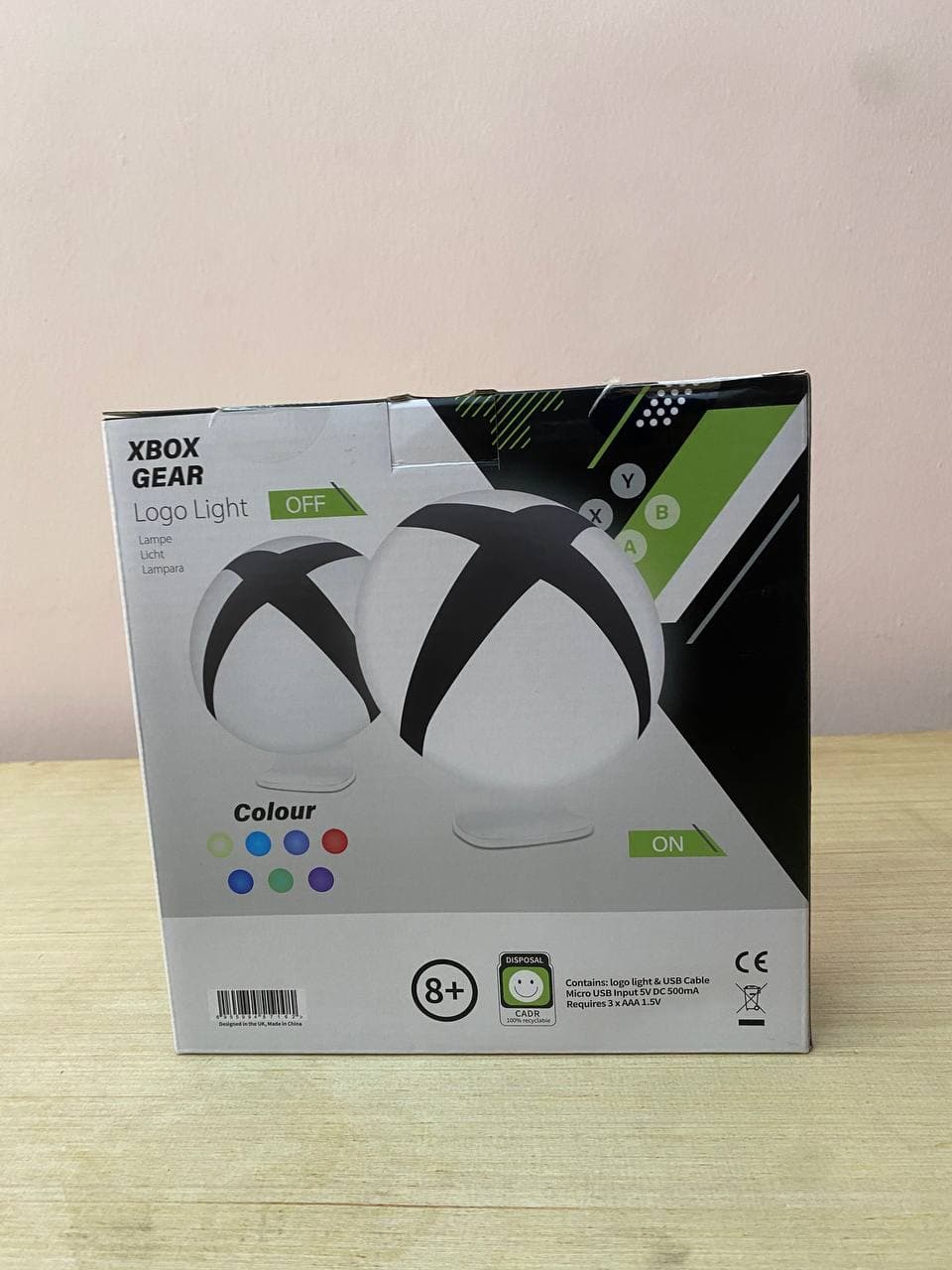 Lumière d'icône de jeu pour XBOX  7 Couleur montage mural - Électronique - صورة حقيقية 8