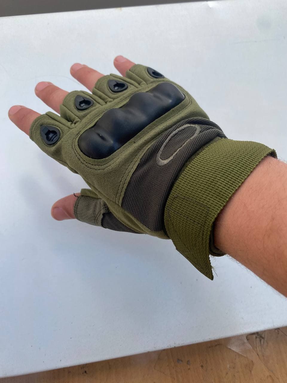 Gants de Moto antidérapants demi-doigt v2 - Divers - صورة حقيقية 8