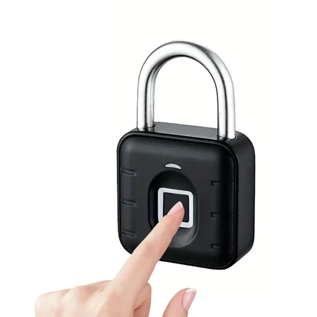 Cadenas à Empreintes Digitales étanche, Serrure Biométrique En Métal Sans Clé - Outillage et Bricolage - صورة 5
