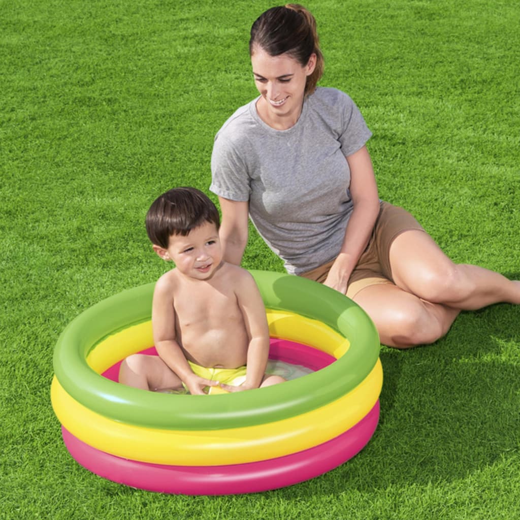 Piscine gonflable arc-en-ciel 70 cm x 24 cm Bestway #51128 - Divers - صورة 2