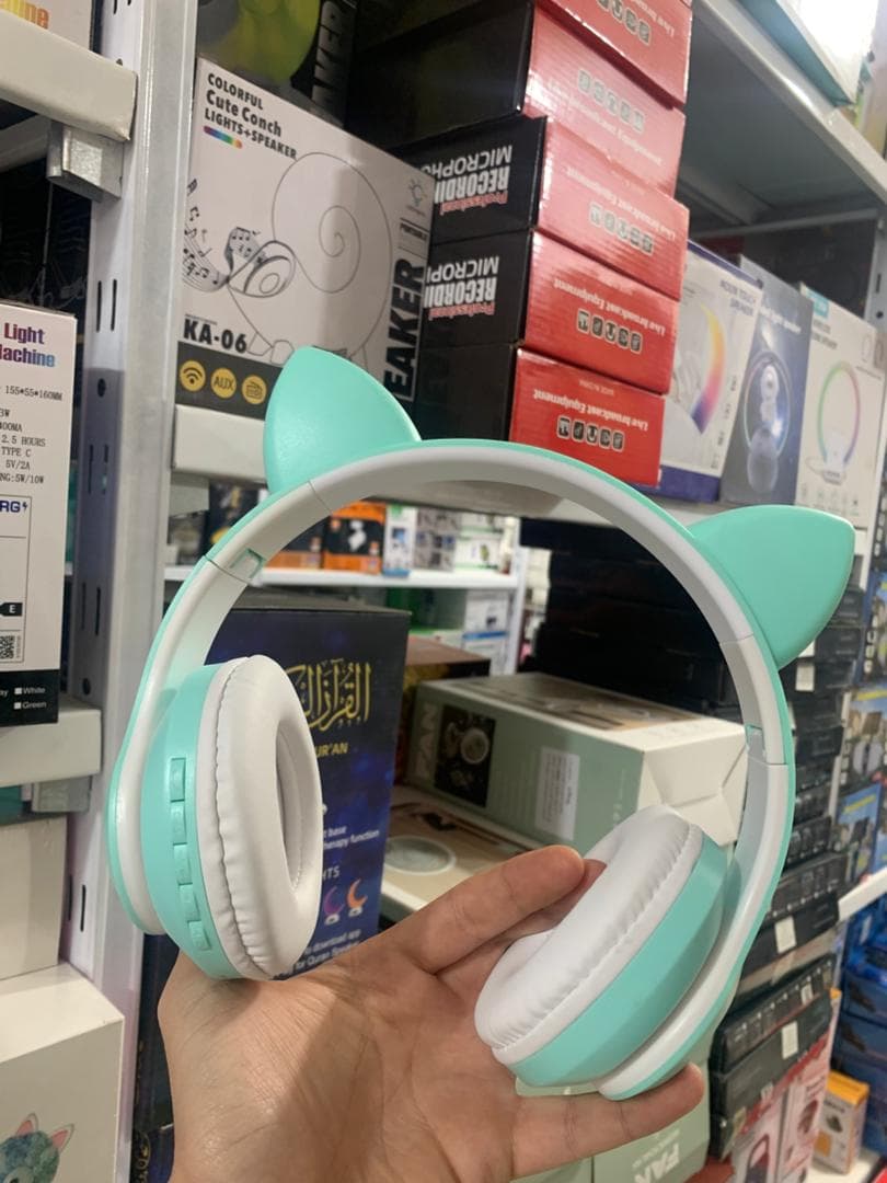 Casque Bluetooth Sans Fil Oreilles de Chat XY-231 - Électronique - صورة حقيقية 10