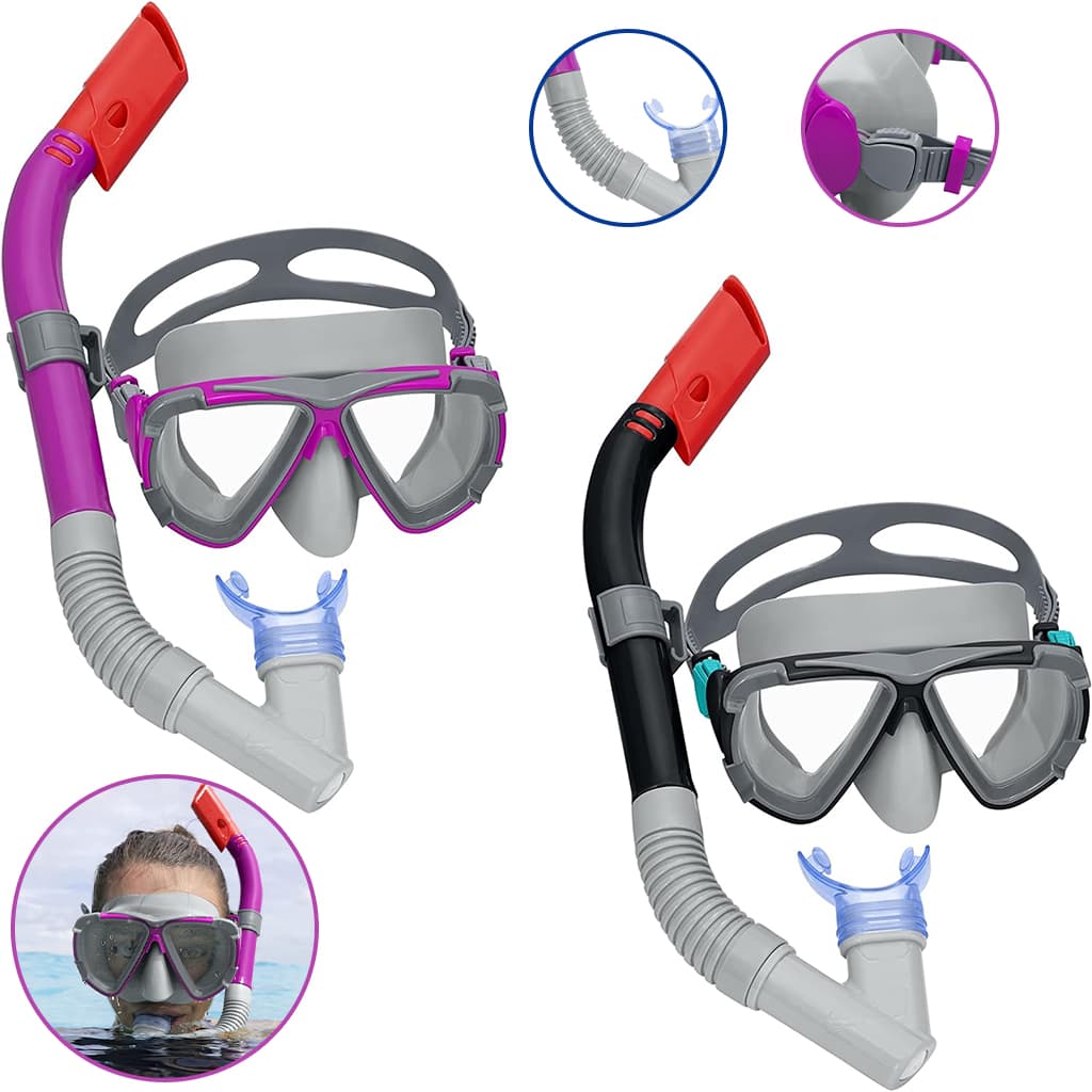 Bestway Masque et Tuba Dominator pour Adultes dès 14 Ans 24029 - Sport - صورة 1
