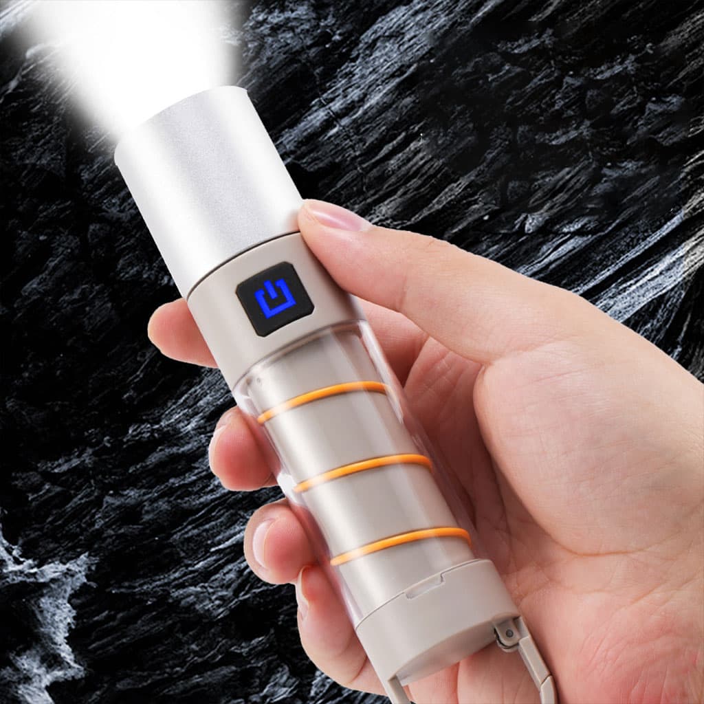 Lampe Torche Rechargeable, Ultra Puissante avec 5 Modes D'éclairage - Camping et Randonnée - صورة 5