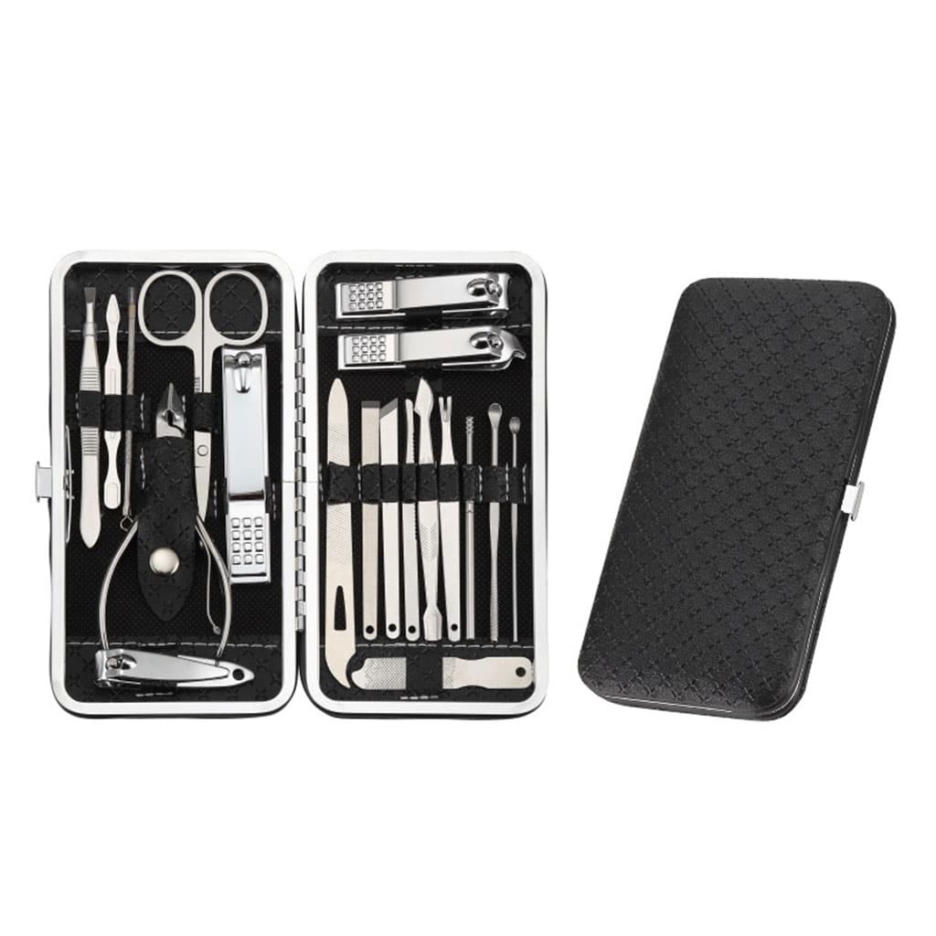 Ensemble de pédicure coupe-ongles 16 pièces avec ciseaux pince à épiler outils de manucure professionnels - Divers - صورة 2