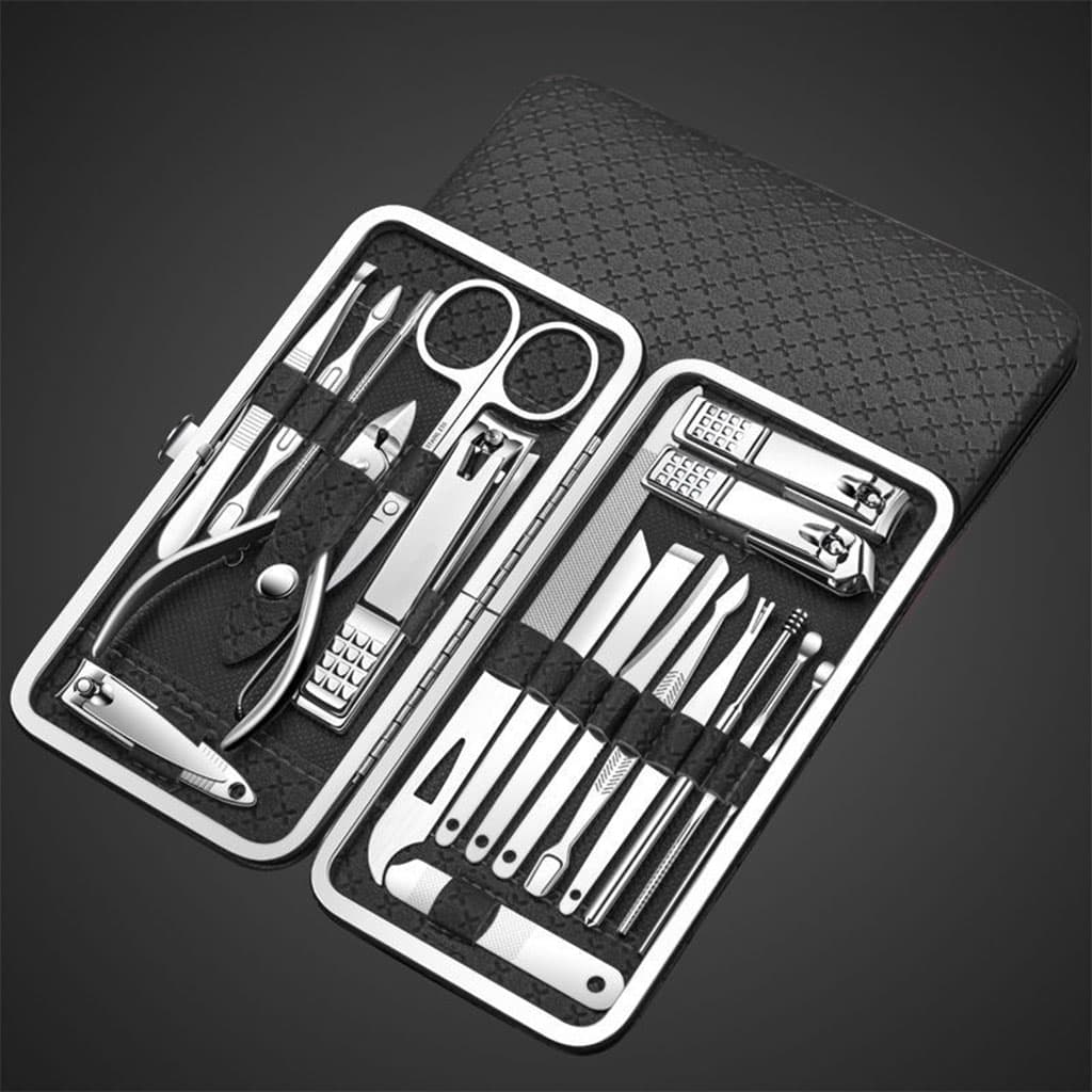 Ensemble de pédicure coupe-ongles 16 pièces avec ciseaux pince à épiler outils de manucure professionnels - Divers - صورة 4