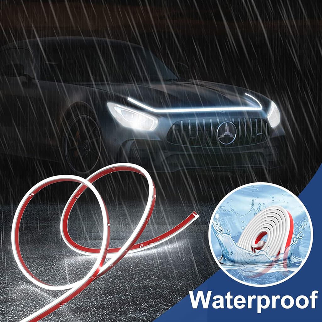 LED dynamiques Bandes lumineuses pour capot de voiture - Accessoires Auto/Moto - صورة 3