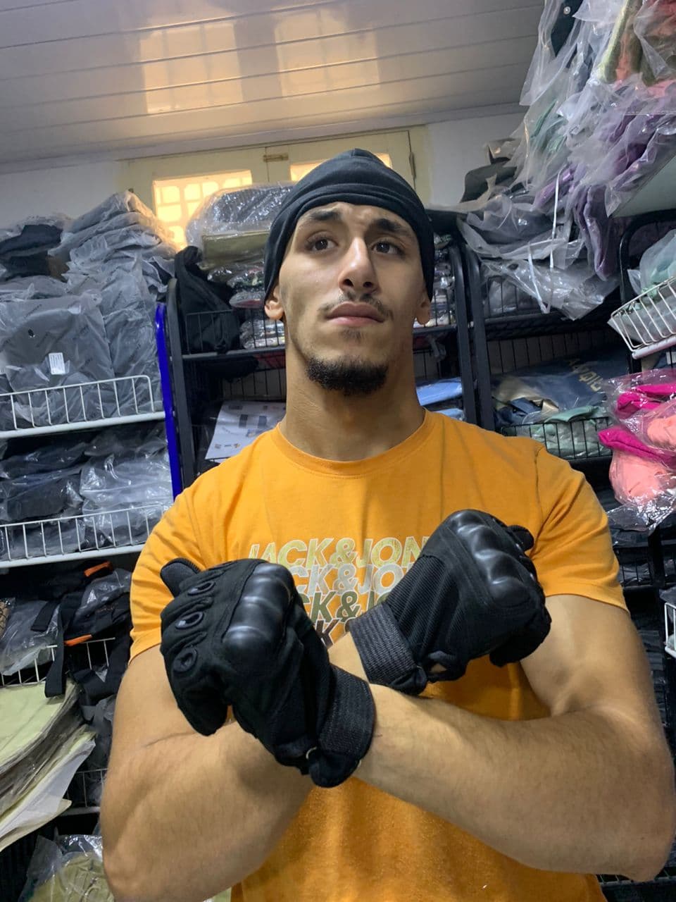Pack Gants de Moto Tactique Doigt Complet avec Cagoule d’hiver - PACKS SPECIAL OFFERS - صورة حقيقية 9