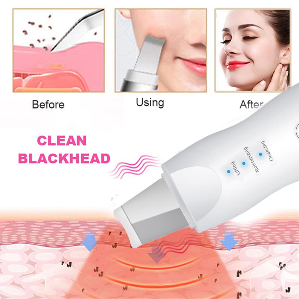 Pack de Beauté Appareil Ultrasonic purificateur points noir et Rasoir Electrique 4en1 - PACKS SPECIAL OFFERS - صورة 2