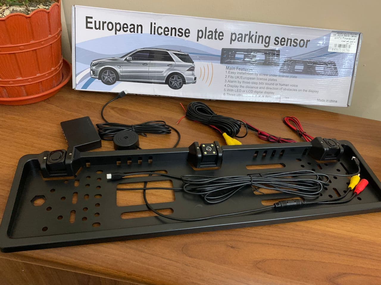 Caméra de recul HD Avec cadre de plaque d’immatriculation Standard et Radar de Recule - Accessoires Auto/Moto - صورة حقيقية 10