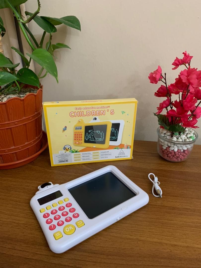 Tablette a déssin intéractive et calculatrice éducative pour enfants - Jouet & Gaming - صورة حقيقية 8