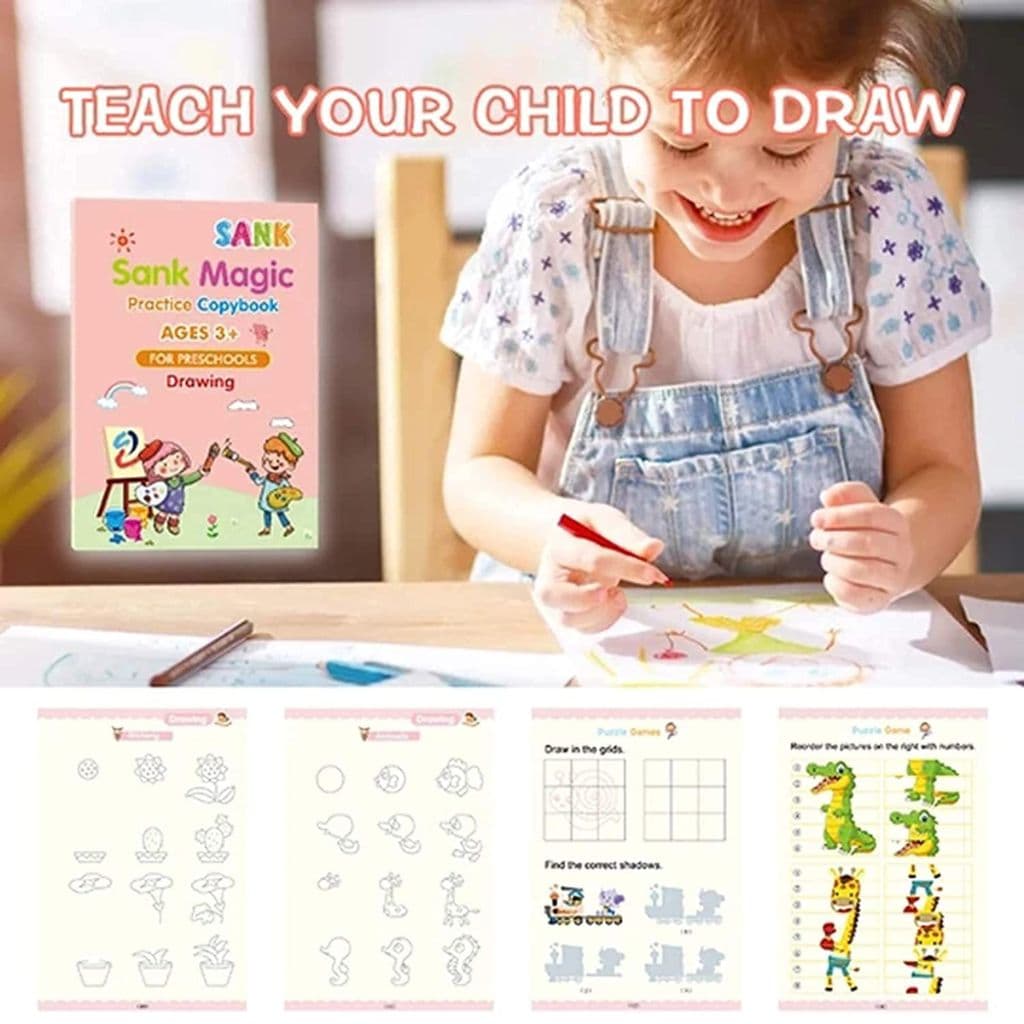 Cahier de Pratique (Ensemble de 4 Livres + 10 Recharges) – كراس التدريب مجموعة من 4 كتب + 10 عبوات حبر ANGLAIS - Jouet & Gaming - صورة 5