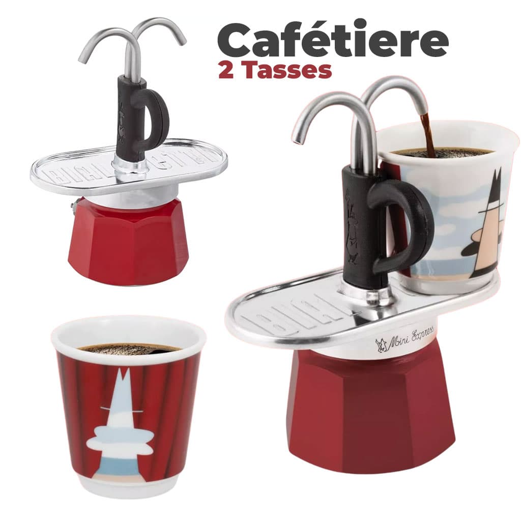Cafetière 2 Tasses avec 2 Fontaine – ماكينة تحضير القهوة - Cuisine - صورة 1