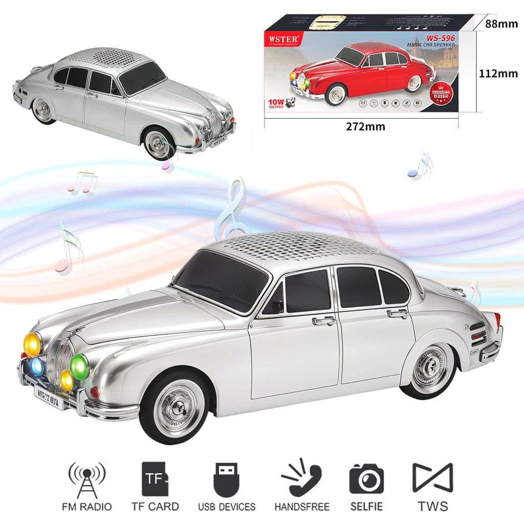 Haut-parleur de Voiture de Musique sans Fil 10W avec Modes de Lecture Multiples – مكبر صوت سيارة موسيقي - Électronique - صورة 1