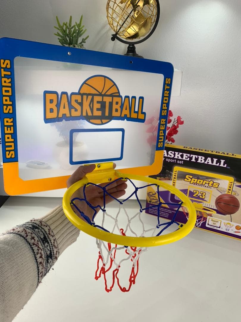 Ensemble de Jeu de Basket-Ball Super Sport – مجموعة لعب كرة السلة  - Jouet & Gaming - صورة حقيقية 6