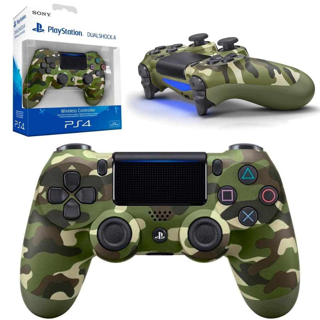 Manette sans fil DualShock 4 pour PlayStation 4  Camouflage Vert – يد تحكم لاسلكية للبلايستيشن - Jouet & Gaming - صورة 1