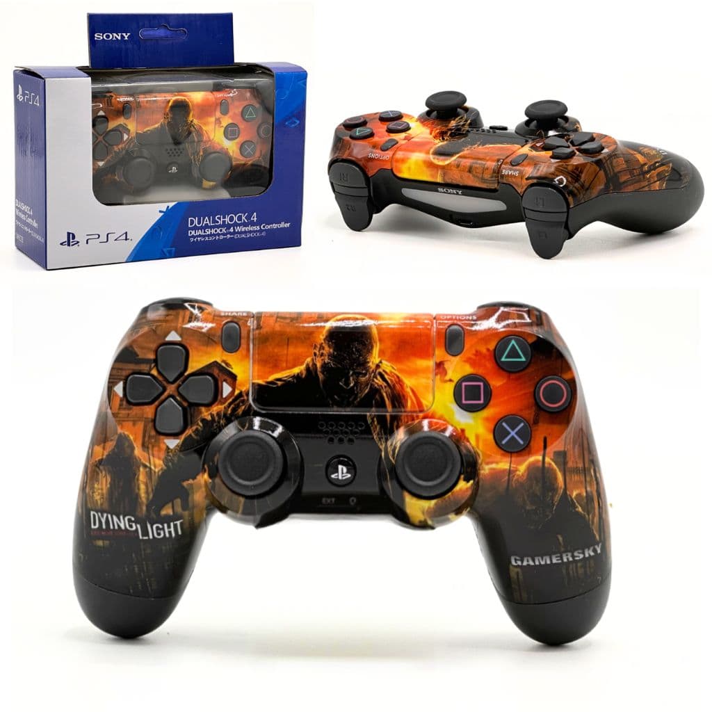 SONY DualShock Manette PS4 Sans Fil, Batterie Rechargeable (High Copy) – Edition Dying Light - Jouet & Gaming - صورة 1
