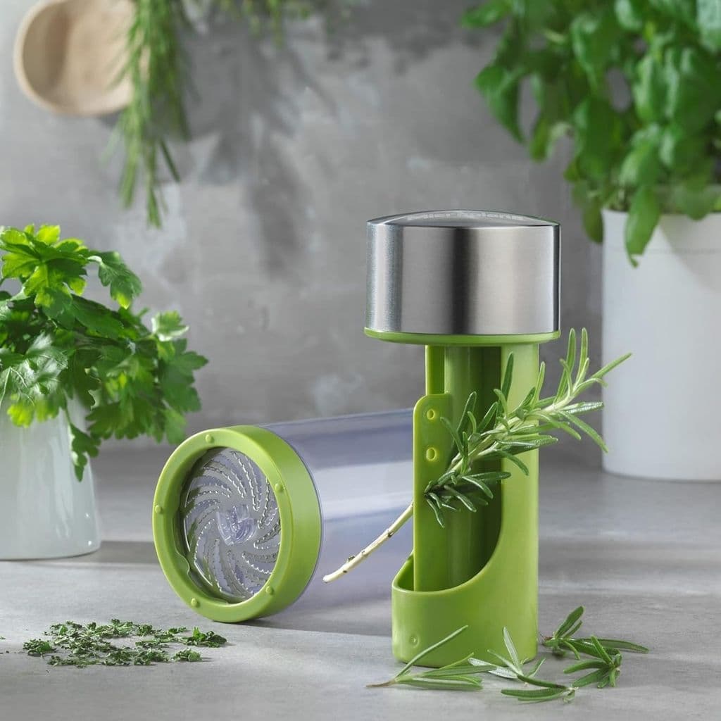 Moulin à Herbes Microplane en Acier Inoxydable 3en1 – مطحنة أعشاب - Cuisine - صورة 6
