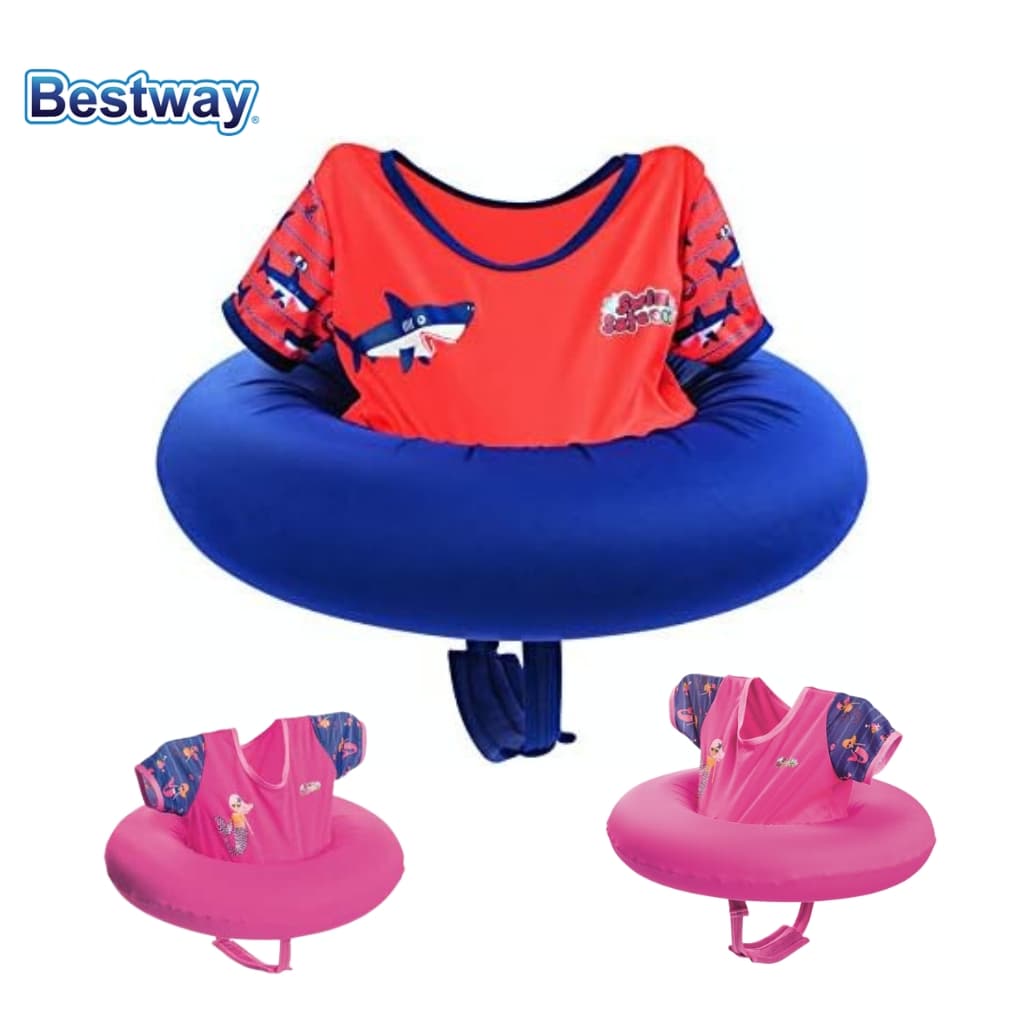 bestway bouee gilet assortiment swim safe 51*51cm  (32119E+32118E) - Jouet & Gaming - صورة 1