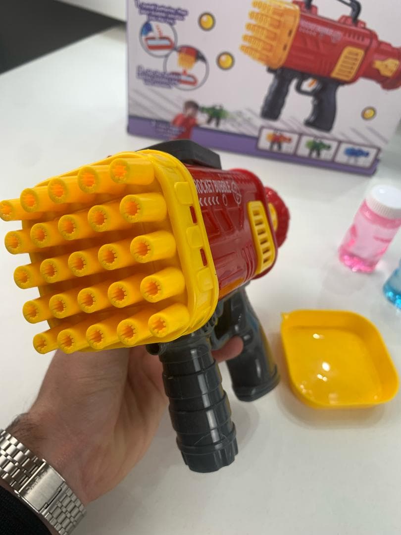 Pistolet à Bulles Automatique pour Enfants – مسدس الفقاعات الأوتوماتيكي للأطفال - Jouet & Gaming - صورة حقيقية 8
