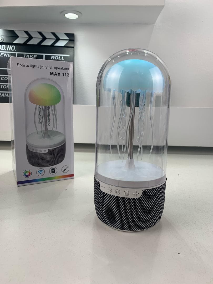 Lampe Méduse Atmosphérique avec Haut-Parleur – مصباح على شكل قنديل البحر - Électronique - صورة حقيقية 8