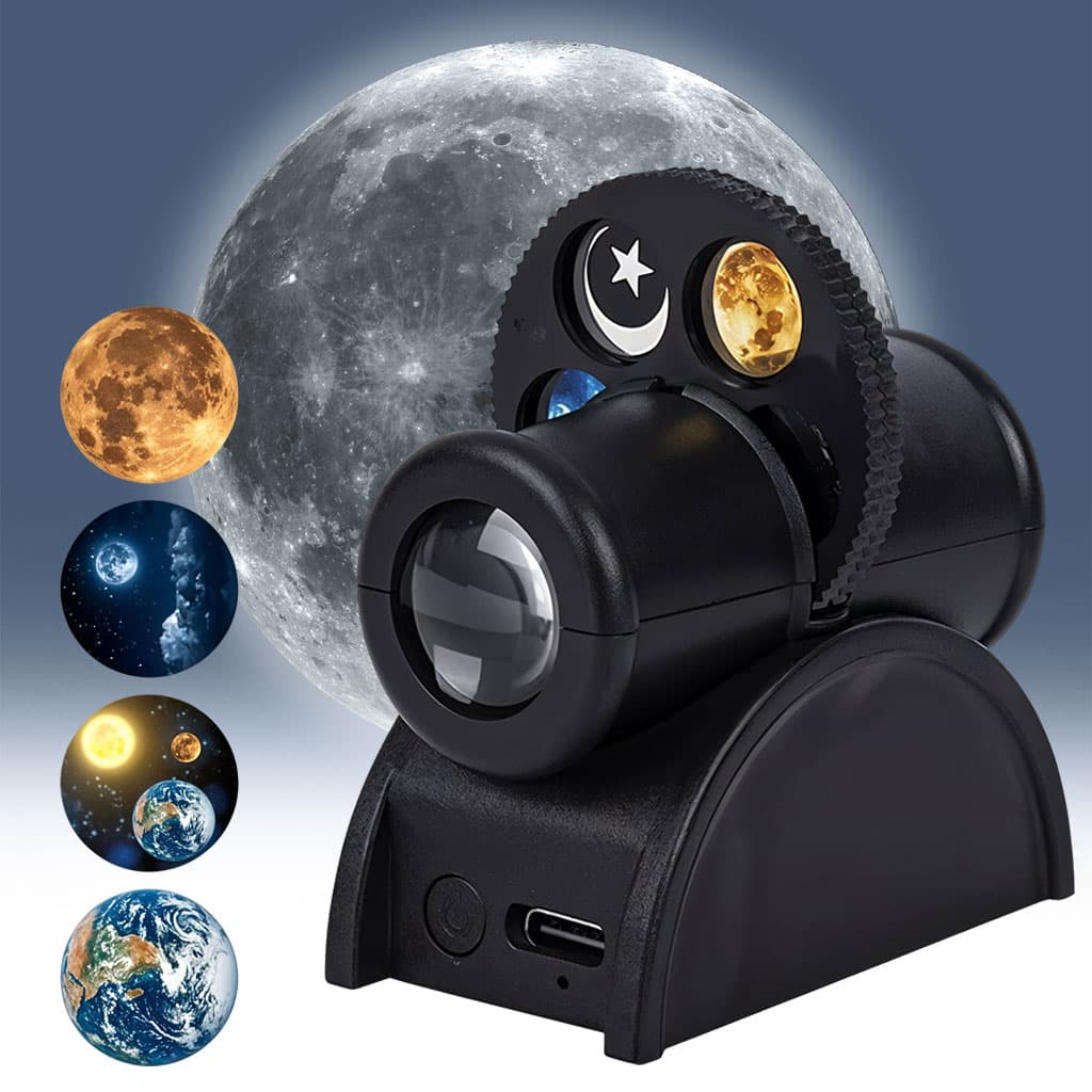Lampe de projection de ciel étoilé avec 15 motifs – مصباح عرض القمر - Électronique - صورة 1