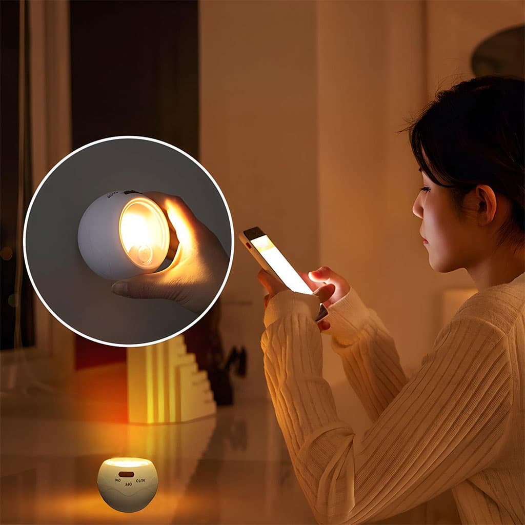 Pack 2 Lampe COB à détecteur de mouvement portable à 360 ° - Électronique - صورة 3