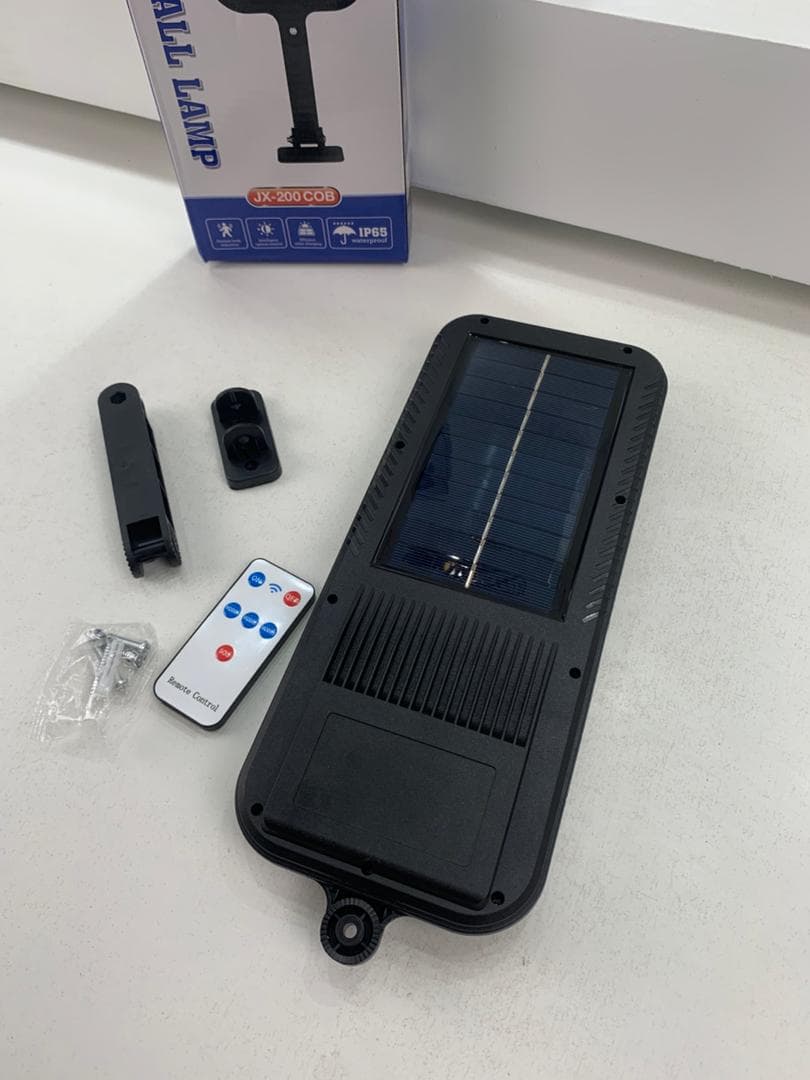 Lampadaires 144LED à énergie solaire étanche IP65 JX200 – مصباح خارجي يعمل بالطاقة الشمسية - Électronique - صورة حقيقية 10