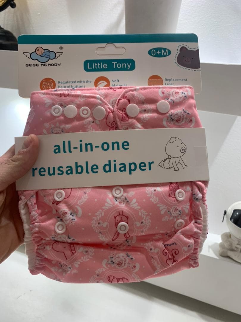 Couche bébé lavable et réutilisable pour Plage et Piscine – حفاضة الرضيع للمسبح - Maternité - صورة حقيقية 10