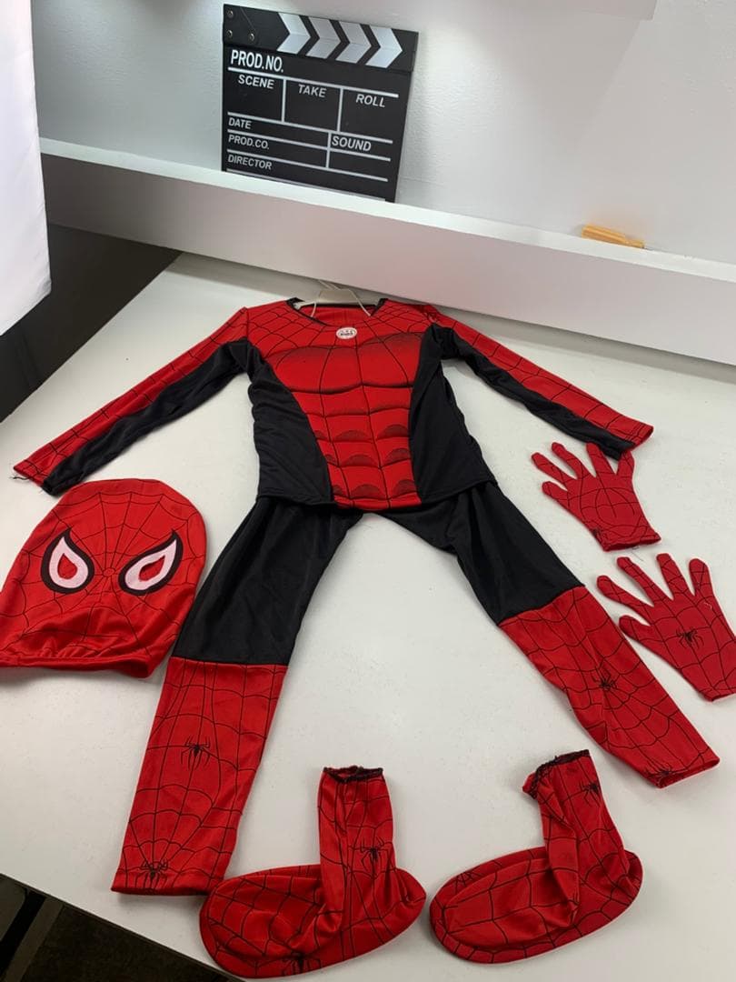 Tenue de Deguisement Spiderman Complet 5PCS Pour Enfants – بدلة سبايدرمان - Jouet & Gaming - صورة حقيقية 4