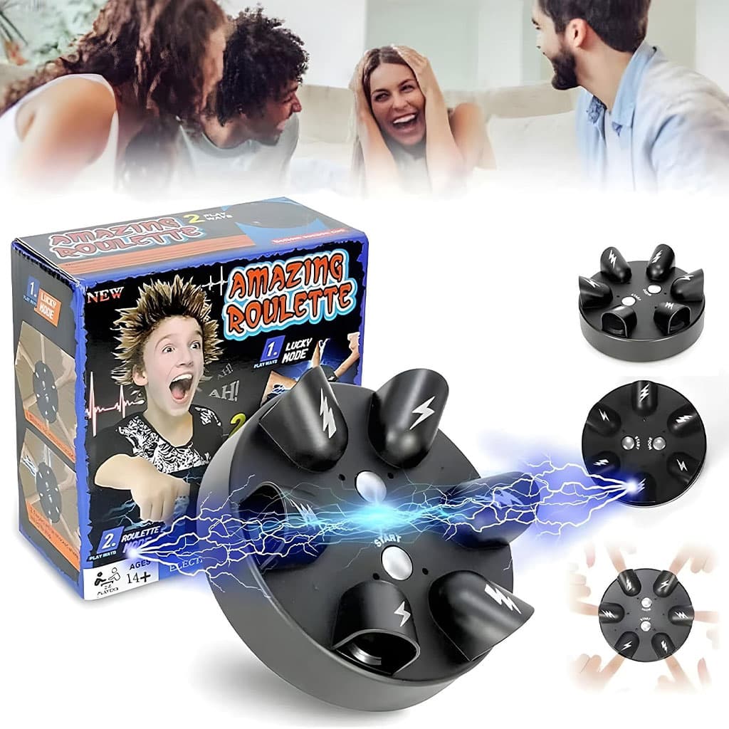 Jeu de Roulette à Choc Électrique Multi-joueurs – جهاز كشف الكذب الكهربائي - Jouet & Gaming - صورة 1