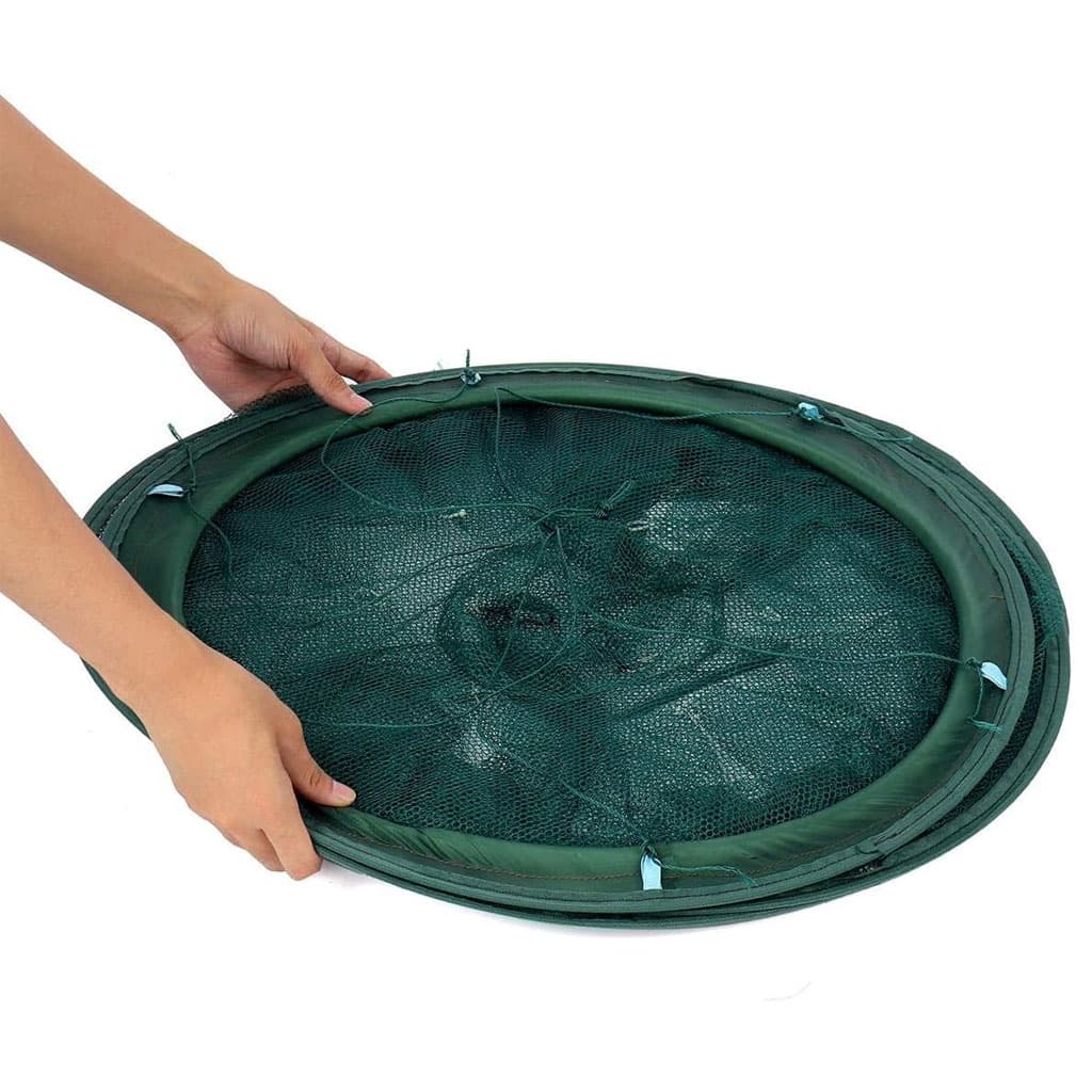 Piège de Pêche Poissons Rond 20 Trous pliable et portable 70cm – شبكة صيد الأسماك - Camping et Randonnée - صورة 4