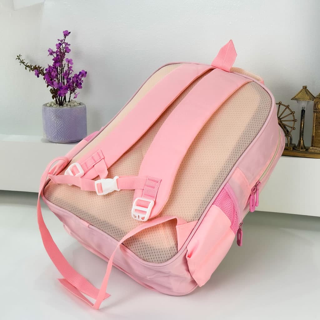 Sac à Dos pour Enfants avec Trousse Assortie 2504 Rose – حقيبة ظهر مدرسية للأطفال مع مقلمة وردي - Sac à dos et Mode - صورة حقيقية 6