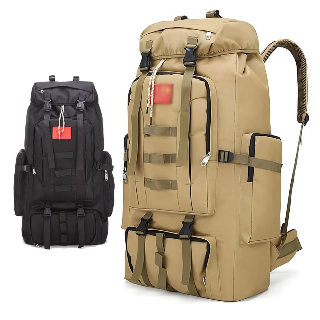 Sac à dos de randonnée tactique KIDOT 100L SDM08 + Matelas pliable Cadeau - Camping et Randonnée - صورة 4