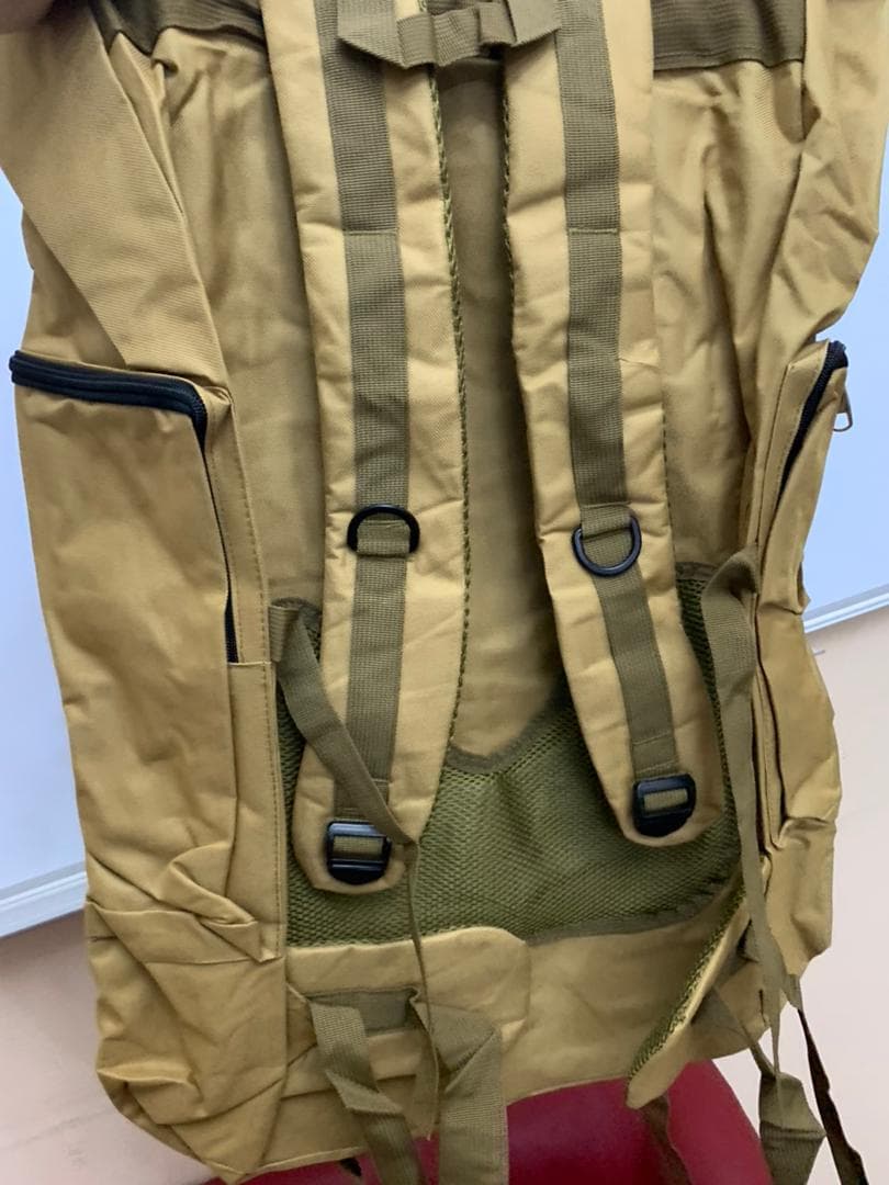 Sac à dos de randonnée tactique KIDOT 100L SDM08 + Matelas pliable Cadeau - Camping et Randonnée - صورة حقيقية 9